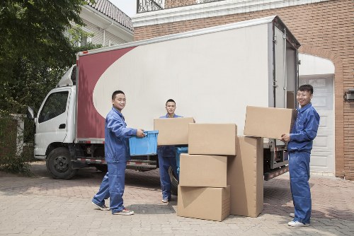 Team loading furniture for a local house relocation