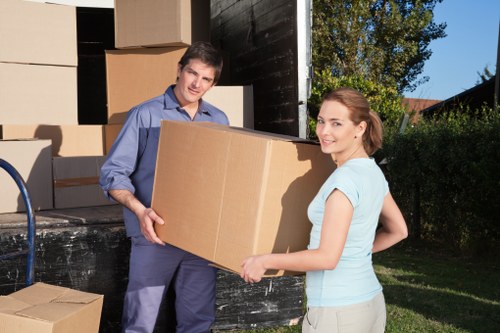 Small business relocation support with a man and van in Swiss Cottage